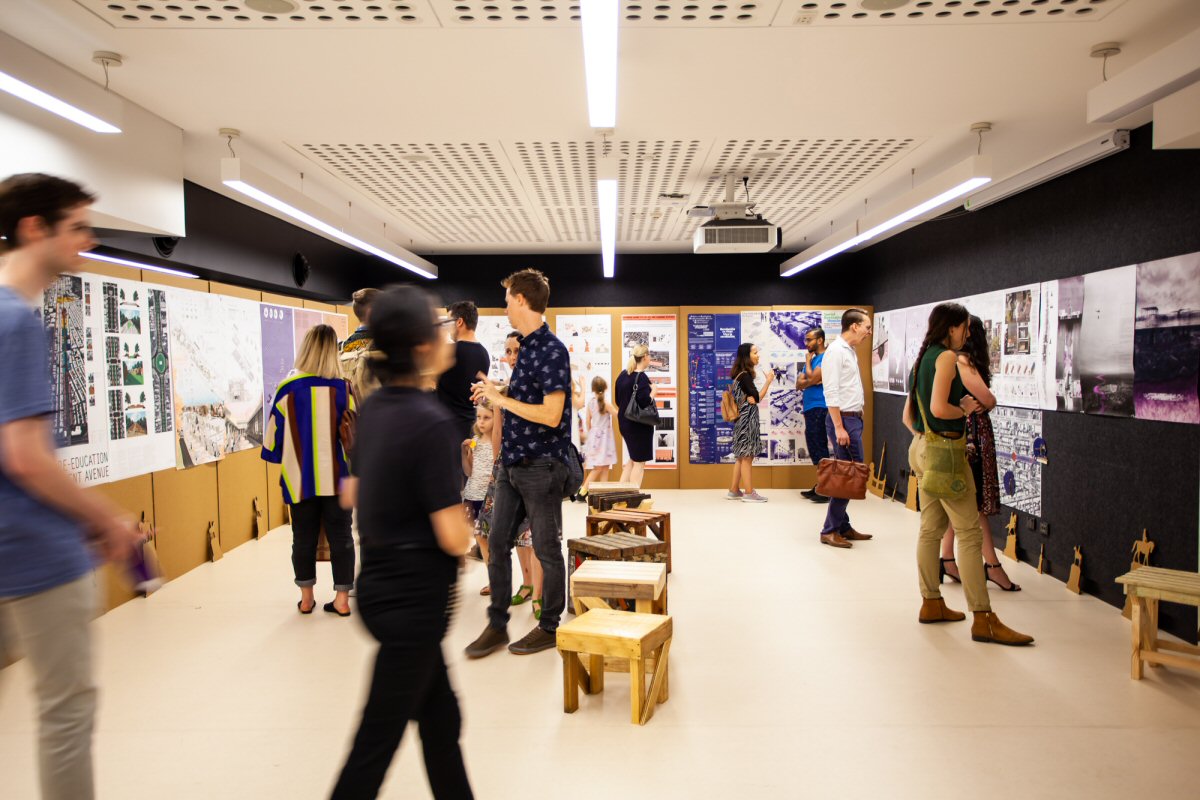 Visitors to Exhibition
