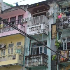 residential building in Yangon, Myanmar