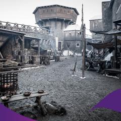 Game of Thrones staging set