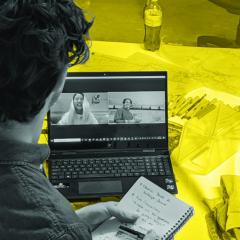 image of online meeting