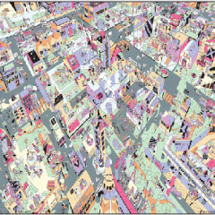 cartoon city scape